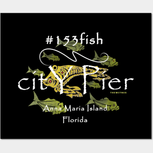 Anna Maria Island, FL., City Pier Fishing Posters and Art
